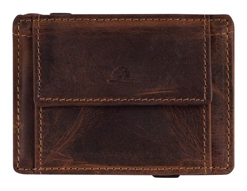 GREENBURRY Vintag Magic Wallet Coinpocket RFID Brown