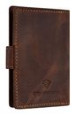GREENBURRY Vintage Card-Clip Case RFID Brown GREENBURRY Vintage Card-Clip Case RFID Brown