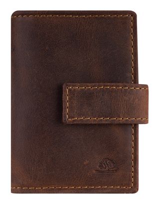 GREENBURRY Vintag Card-Clip Pocket Case RFID Brown GREENBURRY Vintag Card-Clip Pocket Case RFID Brown