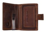 GREENBURRY Vintag Card-Clip Pocket Case RFID Brown