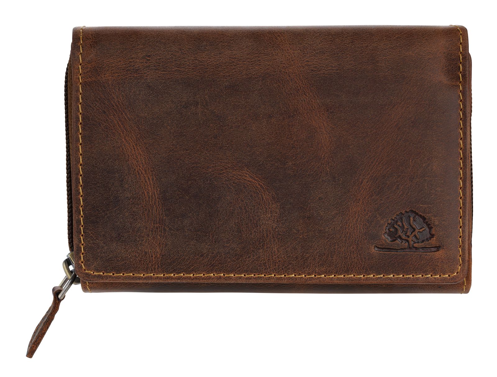 GREENBURRY Vintage Wallet RFID Brown