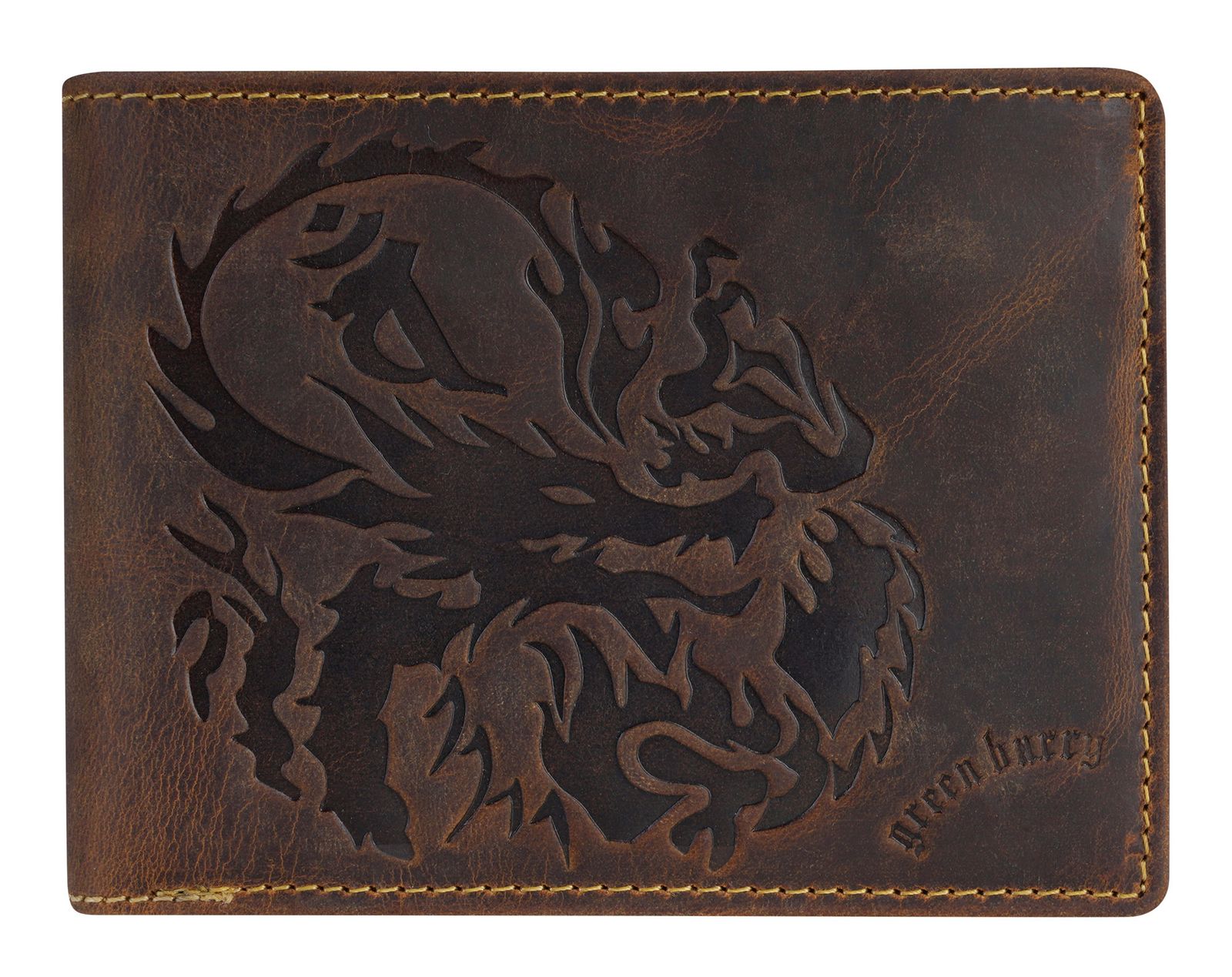 GREENBURRY Vintage Wallet RFID Brown
