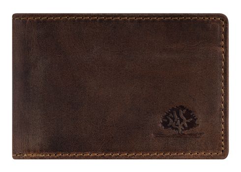 GREENBURRY Vintage 3 Card Wallet Brown GREENBURRY Vintage 3 Card Wallet Brown