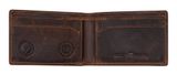 GREENBURRY Vintage 3 Card Wallet Brown GREENBURRY Vintage 3 Card Wallet Brown