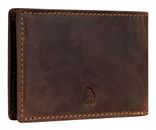 GREENBURRY Vintage 3 Card Wallet Brown GREENBURRY Vintage 3 Card Wallet Brown