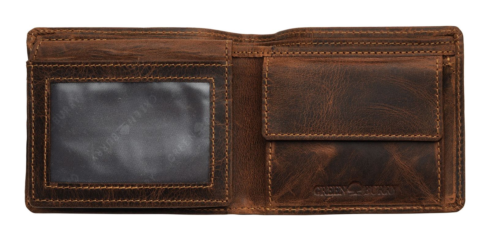 GREENBURRY Vintage Wallet Brown GREENBURRY Vintage Wallet Brown