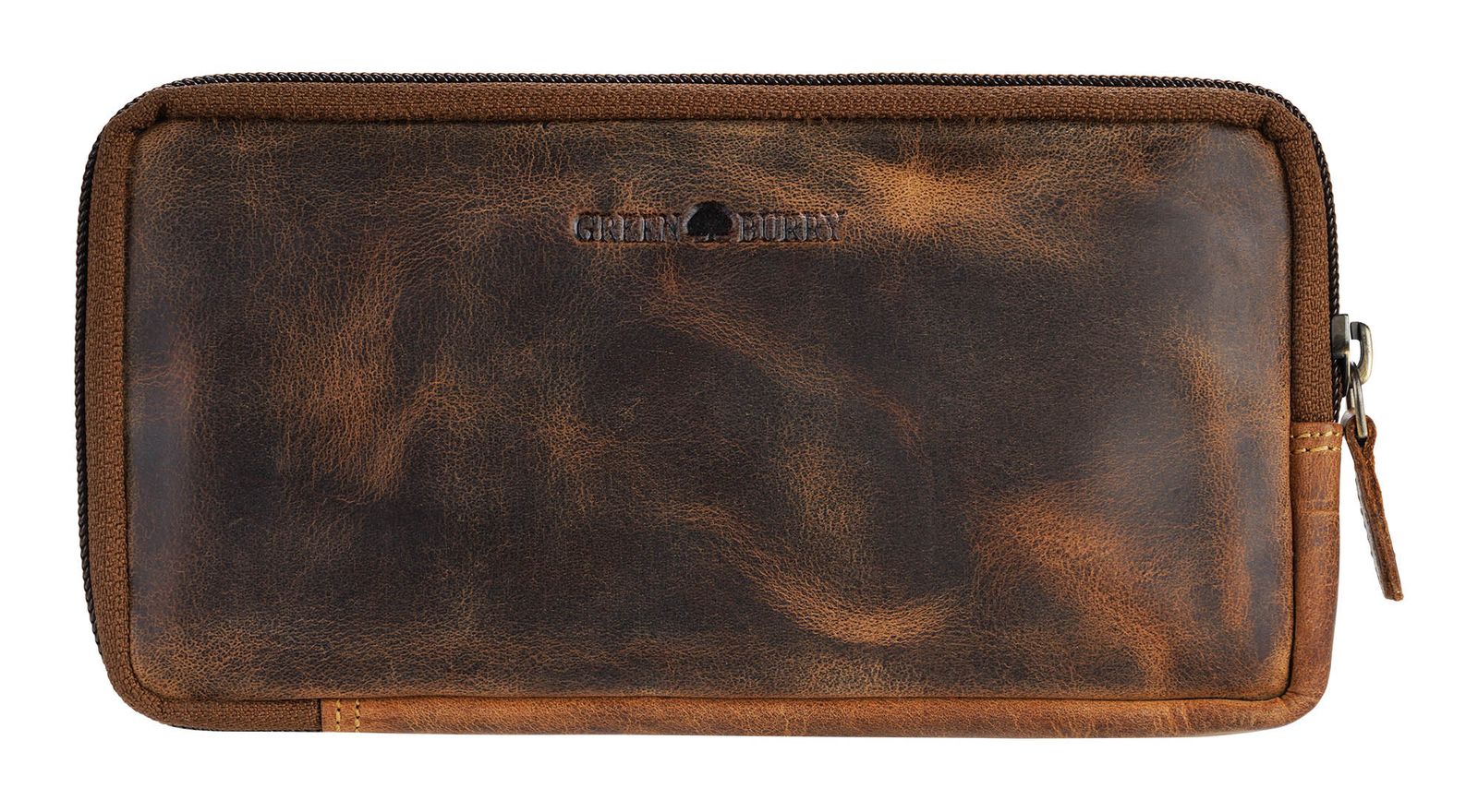 GREENBURRY Vintag Mobil Belt Case Brown