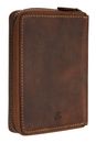 GREENBURRY Vintage Zip Around Wallet Brown