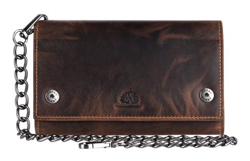 GREENBURRY Vintage Biker Wallet Brown