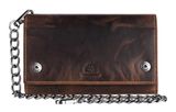 GREENBURRY Vintage Biker Wallet Brown GREENBURRY Vintage Biker Wallet Brown