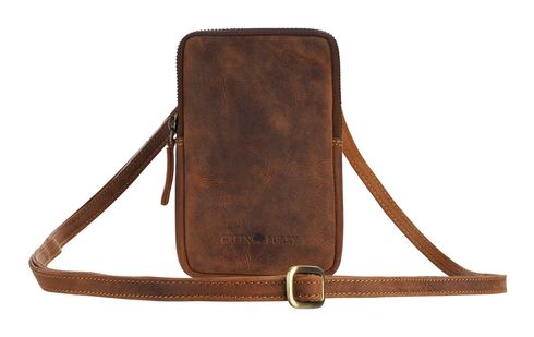 GREENBURRY Vintag Mobile Phone Sling Case Brown