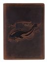 GREENBURRY Vintage Document Holder 4tlg. Catfish Brown GREENBURRY Vintage Document Holder 4tlg. Catfish Brown