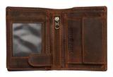 GREENBURRY Vintage Mini Wallet RFID Brown GREENBURRY Vintage Mini Wallet RFID Brown