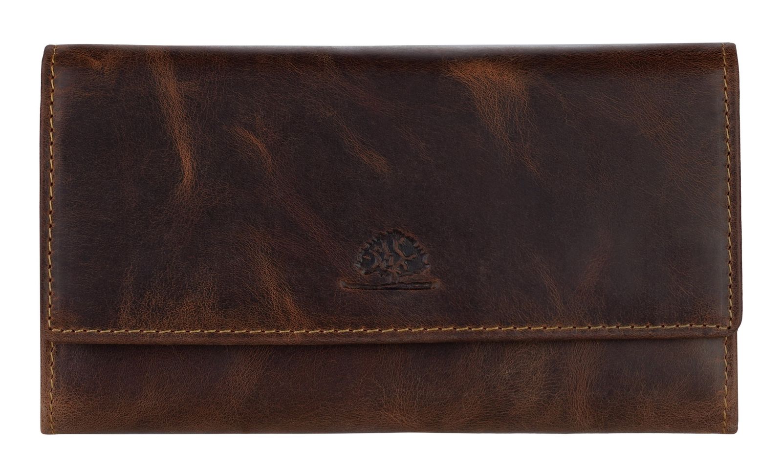 GREENBURRY Vintage Big Wallet RFID Brown