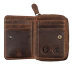 GREENBURRY Vintage RV-Multiwallet RFID Brown