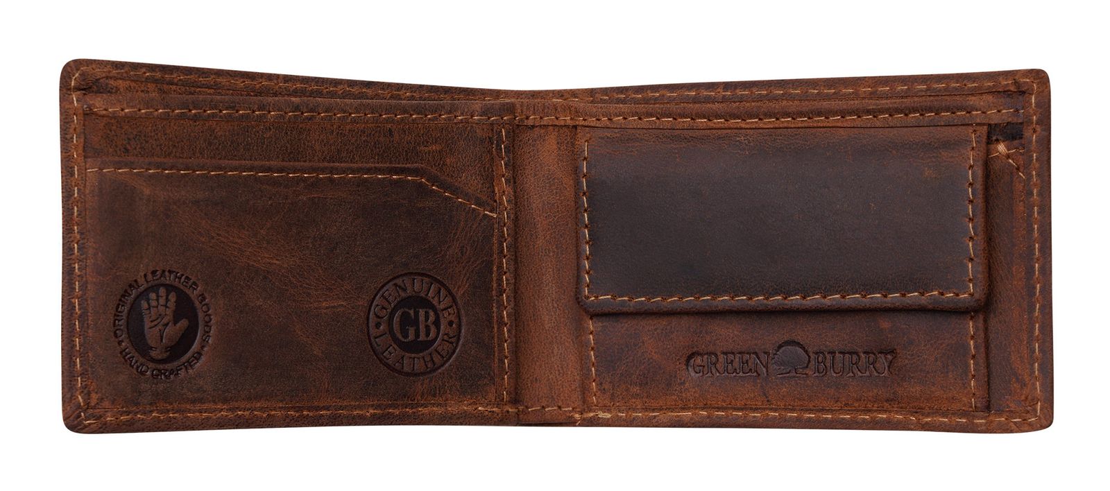 GREENBURRY Vintage Wallet Brown GREENBURRY Vintage Wallet Brown