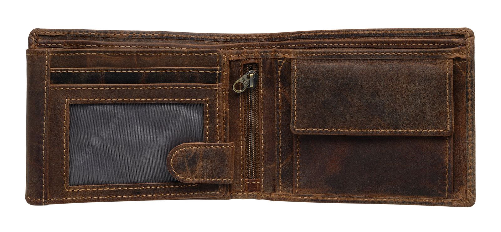 GREENBURRY Vintage Wallet Save RFID Brown GREENBURRY Vintage Wallet Save RFID Brown