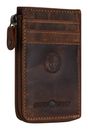 GREENBURRY Vintage Card Holder Brown