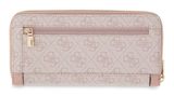 GUESS Lindsey SLG Zip Around Wallet L Orchid Logo GUESS Lindsey SLG Zip Around Wallet L Orchid Logo