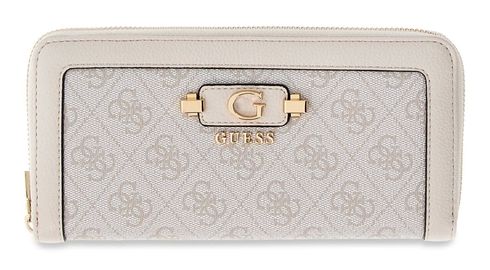 GUESS Lindsey SLG Zip Around Wallet L Bone Logo