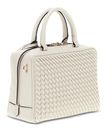 GUESS Kora Box Satchel Cream White