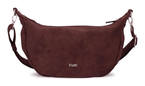 zwei Mademoiselle.M M70 Half-Moon Bag Nubuk - Bordeaux