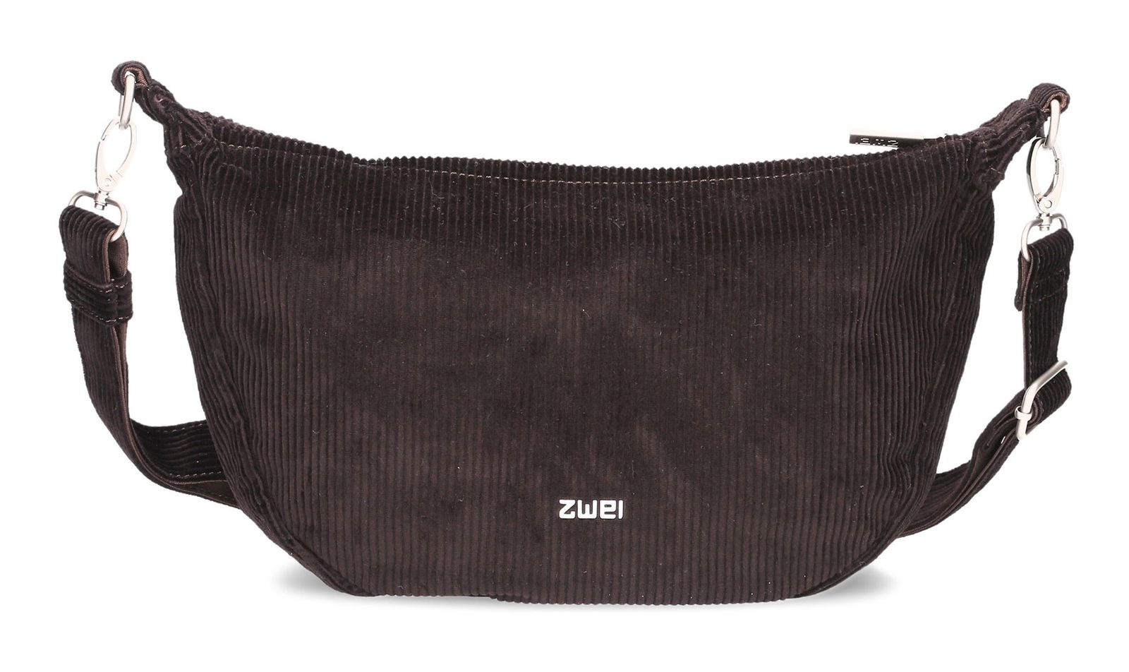 zwei Mademoiselle.M M70 Half-Moon Bag Cord - Espresso