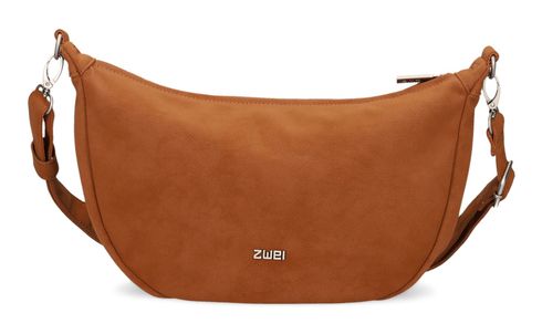 zwei Mademoiselle.M M70 Half-Moon Bag Nubuk - Cognac