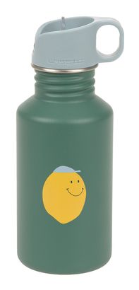 Lässig Happy Fruits Lemon Bottle Stainless Steel Multi-Coloured
