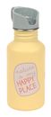 Lässig Happy Trails Flower Bottle Stainless Steel Multi-Coloured yellow Lässig Happy Trails Flower Bottle Stainless Steel Multi-Coloured yellow