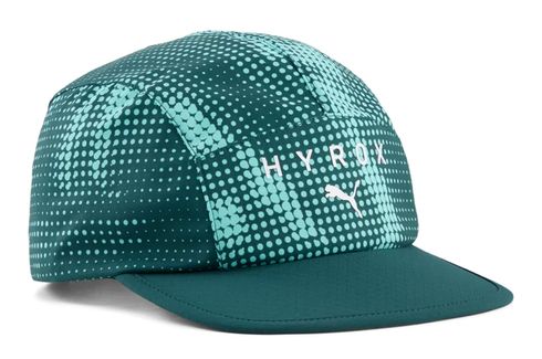 PUMA Puma x Hyrox Running 5 Panel Cap Graphic Dark Green PUMA Puma x Hyrox Running 5 Panel Cap Graphic Dark Green