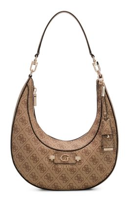 GUESS Lindsey Hobo Latte Logo GUESS Lindsey Hobo Latte Logo