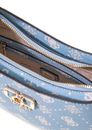 GUESS Emelie Logo Top Zip Shoulder Bag Light Blue Logo GUESS Emelie Logo Top Zip Shoulder Bag Light Blue Logo