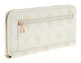 GUESS Emelie Logo SLG Zip Around Wallet L White Logo GUESS Emelie Logo SLG Zip Around Wallet L White Logo