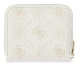 GUESS Emelie Logo SLG Zip Around S White Logo GUESS Emelie Logo SLG Zip Around S White Logo