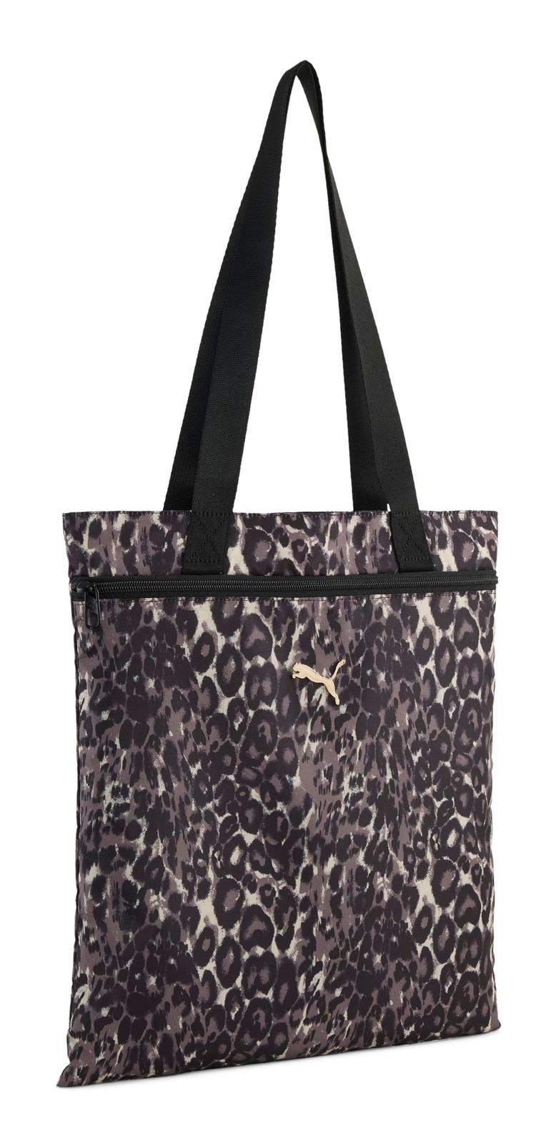PUMA Pop Tote Puma Black - Leopard Aop
