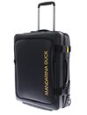 MANDARINA DUCK Eco Coated Wheeled Duffle S Black MANDARINA DUCK Eco Coated Wheeled Duffle S Black