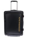 MANDARINA DUCK Eco Coated Wheeled Duffle S Black MANDARINA DUCK Eco Coated Wheeled Duffle S Black