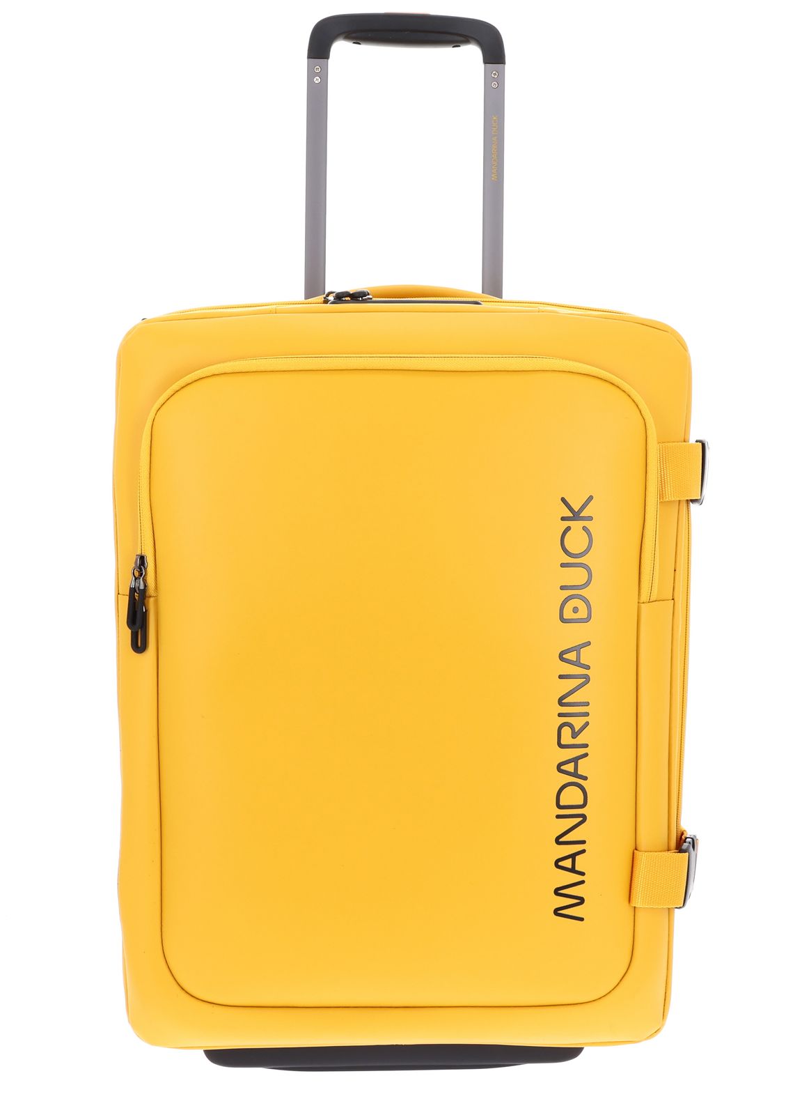 MANDARINA DUCK Eco Coated Wheeled Duffle S Duck Yellow MANDARINA DUCK Eco Coated Wheeled Duffle S Duck Yellow