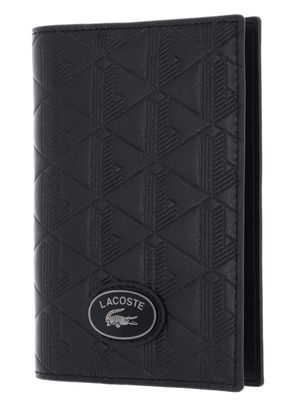 LACOSTE Passport Cover Noir LACOSTE Passport Cover Noir