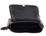 LACOSTE Flap Crossover Bag Dark Brown LACOSTE Flap Crossover Bag Dark Brown