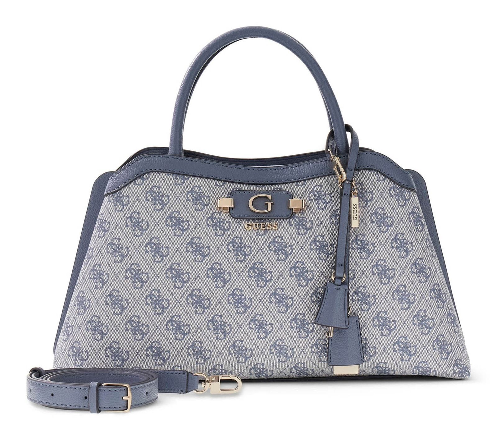 GUESS Lindsey Girlfriend Satchel Slate Logo