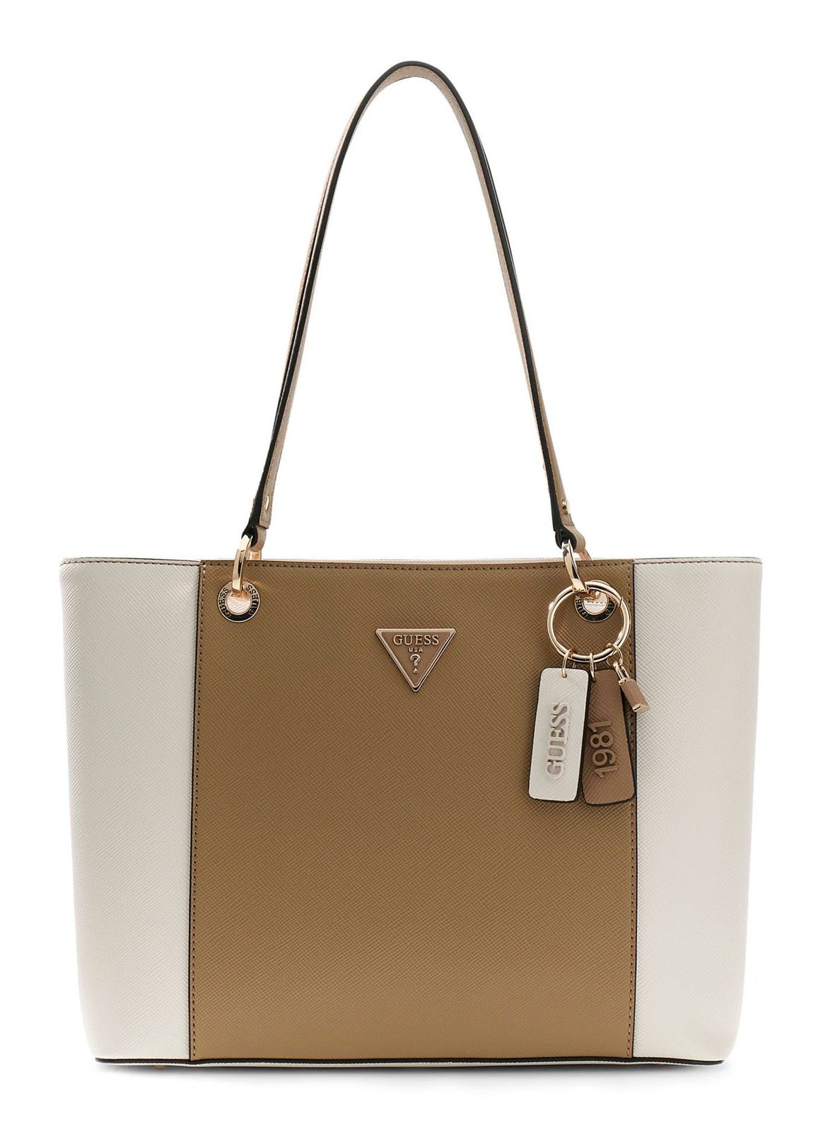 GUESS Noelle II Tote Cream White / Beige