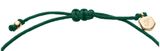 FOSSIL Sutton Mini Moments Pavé Link Bracelet Green Gold-Tone
