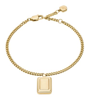 FOSSIL Raquel Stainless Steel Chain Bracelet Gold-Tone