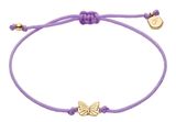 FOSSIL Sutton Mini Moments Butterfly Bracelet Lavender Gold-Tone