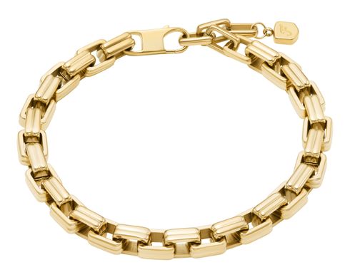 FOSSIL Raquel Bold Chains Stainless Steel Chain Bracelet Gold-Tone FOSSIL Raquel Bold Chains Stainless Steel Chain Bracelet Gold-Tone