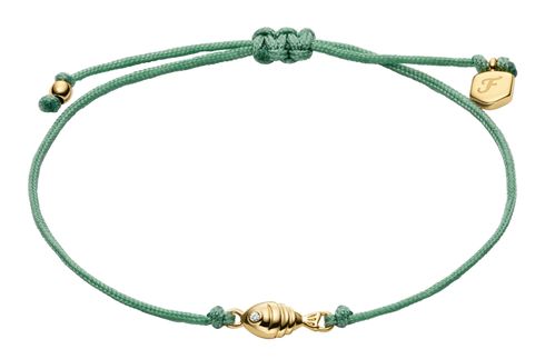 FOSSIL Sutton Mini Moments Fish Bracelet Seafoam Green Gold-Tone FOSSIL Sutton Mini Moments Fish Bracelet Seafoam Green Gold-Tone