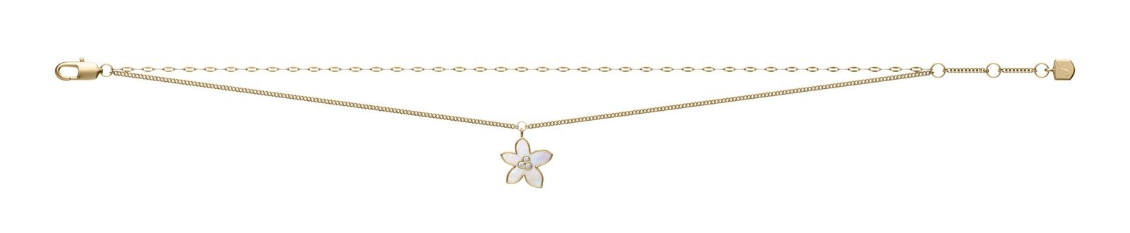 FOSSIL Sutton The Flower Collection Multi-Strand Bracelet Mother-Of-Pearl FOSSIL Sutton The Flower Collection Multi-Strand Bracelet Mother-Of-Pearl