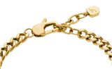 FOSSIL Sutton Stainless Steel Heart Bracelet Gold-Tone